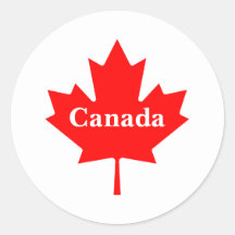 Kanadas rotes Ahornblatt mit anpassbarem Text