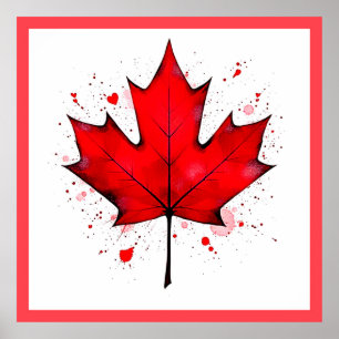 Kanadas Soul Leaf Poster