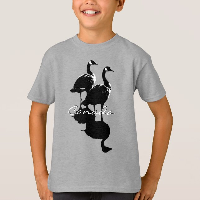 Kanadas T - Shirt Kanada Geese Kid's Souvenir (Vorderseite)