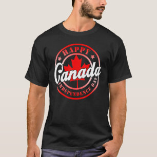 Kanadatag Feier Happy Canada Day Maple Flag T-Shirt