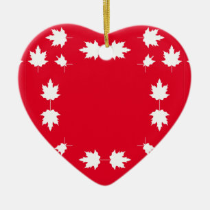 Kanadatag Keramik Ornament