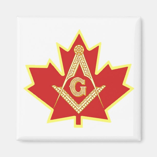 KANADIAN MASONS MAGNET (Vorne)