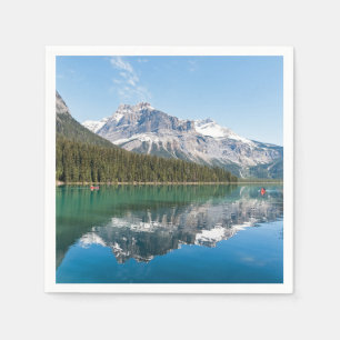 Kanadier auf dem berühmten Emerald Lake - Yoho NP, Serviette