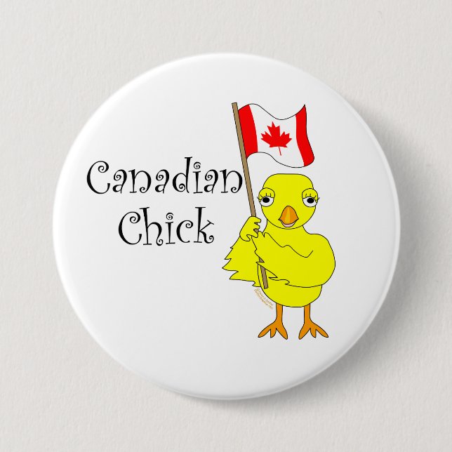 Kanadier Chick Button (Vorderseite)