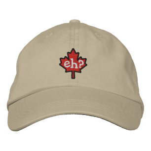 Kanadier Eh? Embroidery Maple Leaf Bestickte Kappe