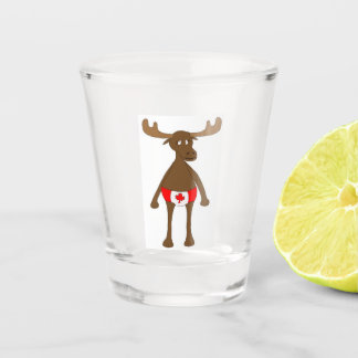 Kanadier Moosey Elche Schnapsglas
