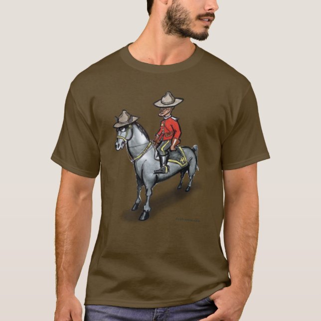 Kanadier Mounty T-Shirt (Vorderseite)