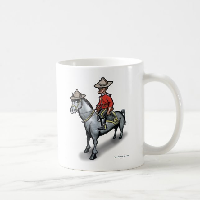 Kanadier Mounty Tasse (Rechts)