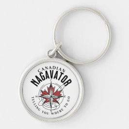 Kanadier Nagavator erzählt dir, wo du hin tust Schlüsselanhänger