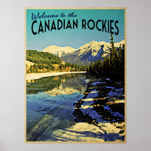 Kanadier Rockies Poster
