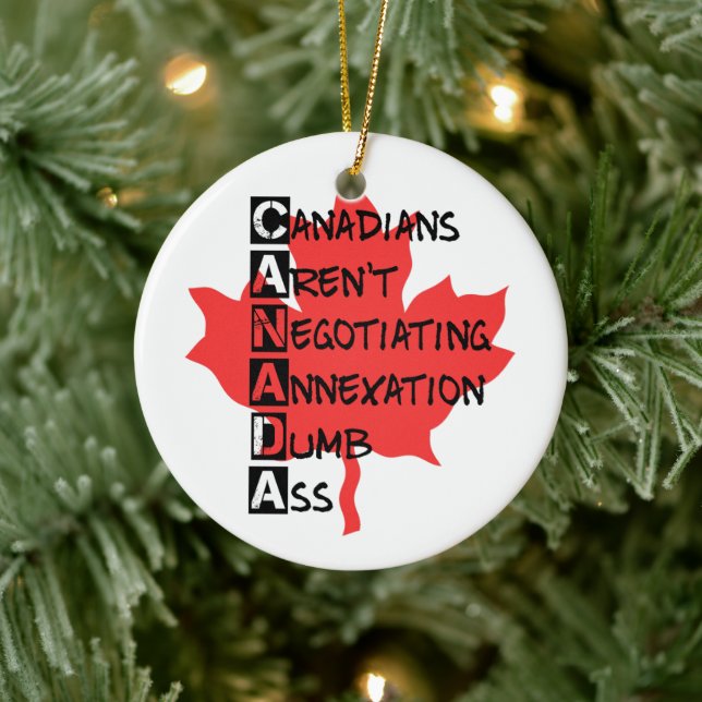 Kanadier verhandeln nicht keramik ornament (Baum)