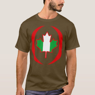 Kanadisch-nigerianische Multinational Patriot Flag T-Shirt