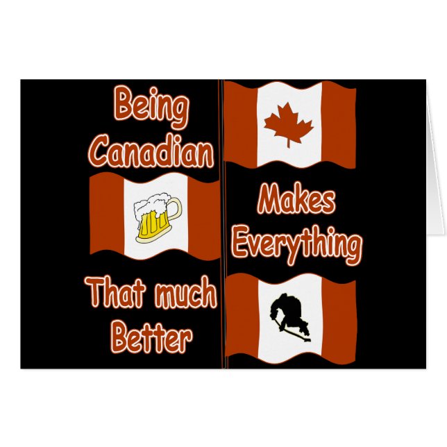 Kanadisch sein (Vorderseite (Horizontal))