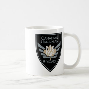 Kanadisch-ukrainische Brigade Militär Ukraine Vert Kaffeetasse