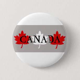 Kanadische Ahornblätter Button