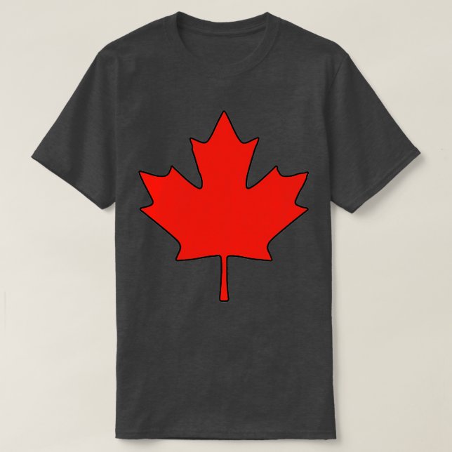 Kanadische Ahornleaf Kanadische Flagge Männer T-Shirt (Design vorne)