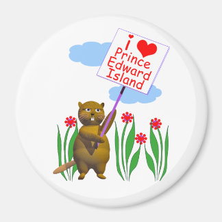 Kanadische Beaver-Lieben Prince Edward Island Magnet