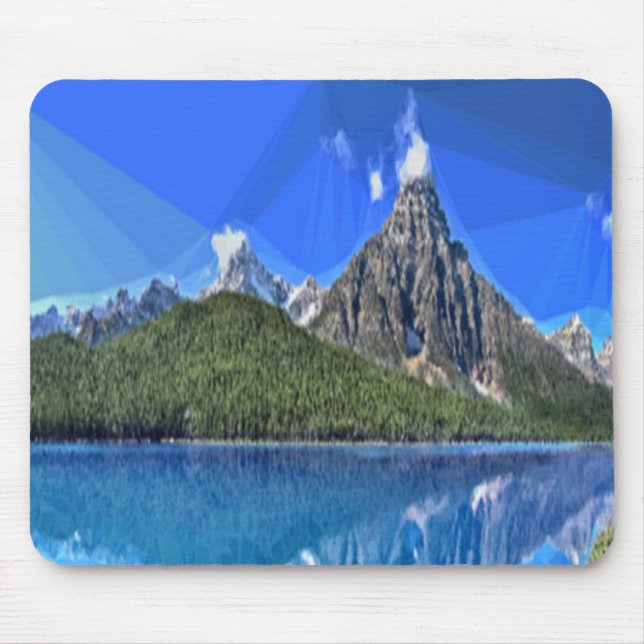 Kanadische Bergsicht Mousepad (Vorne)