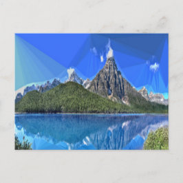 Kanadische Bergsicht Postkarte