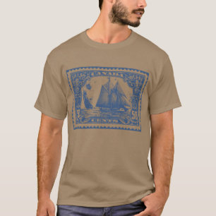 Kanadische blaue Nasen-Porto-Briefmarke T-Shirt