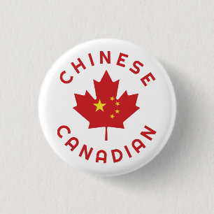 Kanadische Chinesische Wurzeln Button
