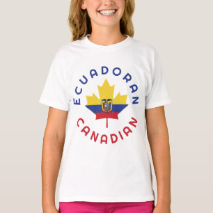Kanadische Ecuadoran-Wurzeln T-Shirt