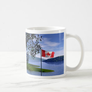 Kanadische Farben Kaffeetasse