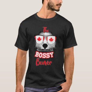 Kanadische Flagge 1. Juli The Bossy Beaver Kanada T-Shirt