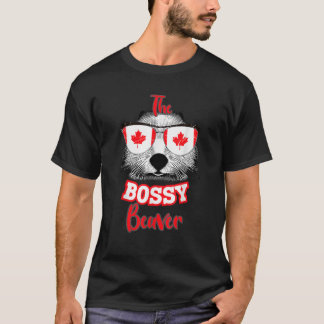Kanadische Flagge 1. Juli The Bossy Beaver Kanada T-Shirt