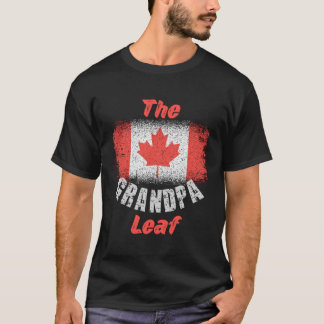 Kanadische Flagge 1Juli Grandpa Ahornblätterkanad T-Shirt