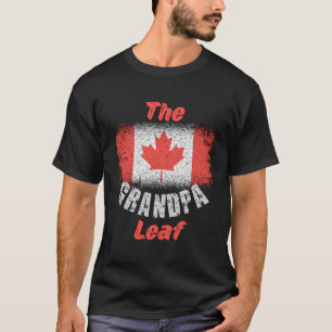 Kanadische Flagge 1Juli Grandpa Ahornblätterkanad T-Shirt
