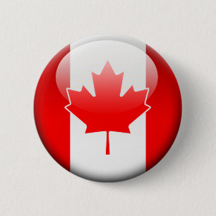 Kanadische Flagge 2,0 Button