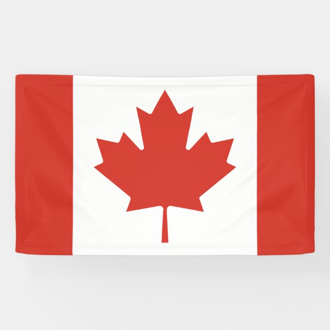 Kanadische Flagge (Ahornleaf) (Kanada) Banner (Horizontal)