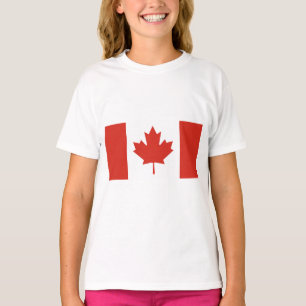 Kanadische Flagge (Ahornleaf) (Kanada) T-Shirt
