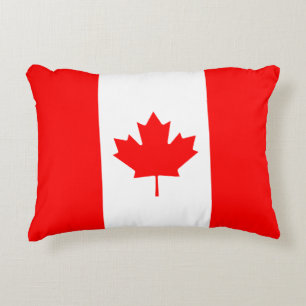 Kanadische Flagge - Ahornleaf Zierkissen