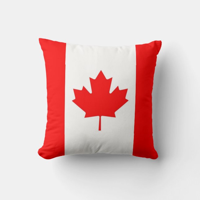 Kanadische Flagge Amerikas MoJo Pillow Kissen (Vorderseite)