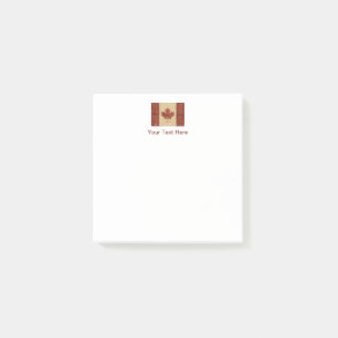 Kanadische Flagge an der Binnenbrauenbrücke Post-it Klebezettel