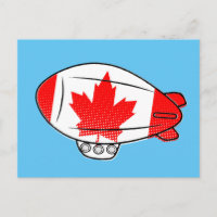 Kanadische Flagge Blimp Ballon in Blue Sky Custom