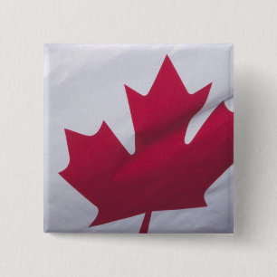 Kanadische Flagge. Button