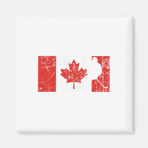 Kanadische Flagge - Eishockey Magnet