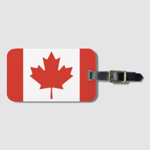 Kanadische Flagge für Kanada Liebhaber Gepäckanhänger