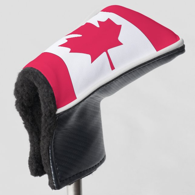 Kanadische Flagge Golf Headcover (3/4 Vorderseite)