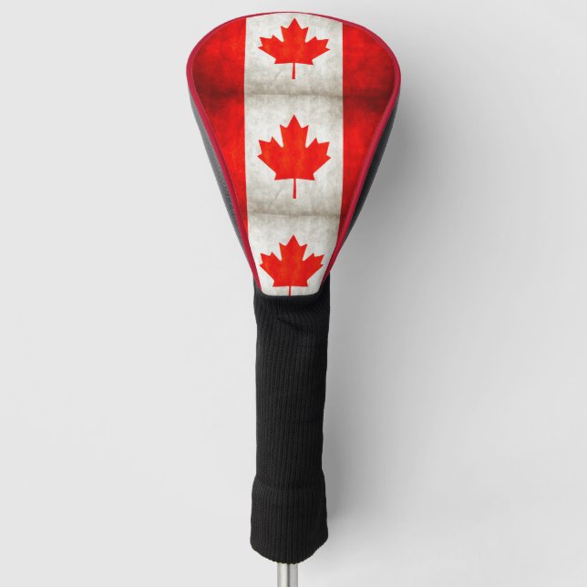 Kanadische Flagge Golf Headcover (Vorderseite)