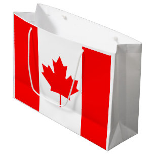 Kanadische Flagge Große Geschenktüte