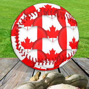 Kanadische Flagge, Herz - Baseballs, Liebe Kanada Baseball