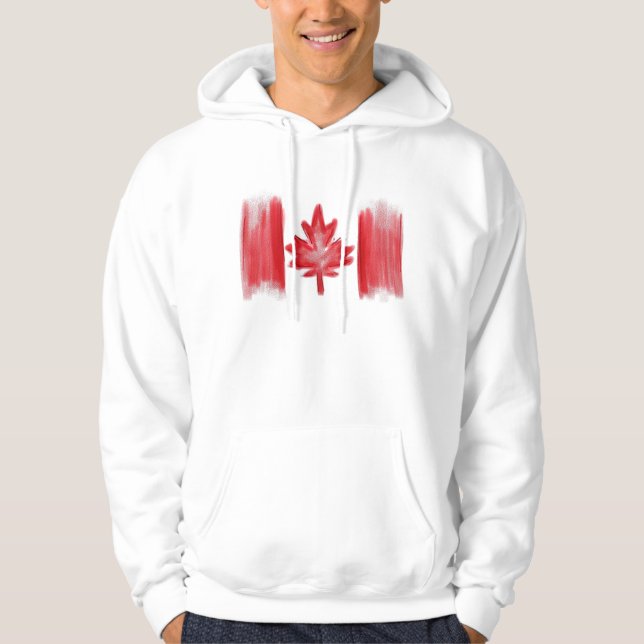 Kanadische Flagge Hoodie (Vorderseite)