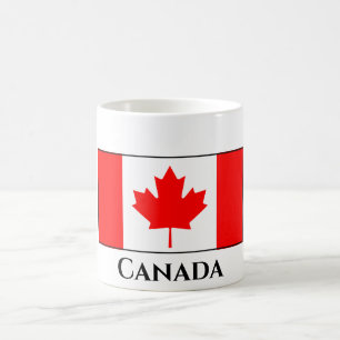 Kanadische Flagge Kaffeetasse