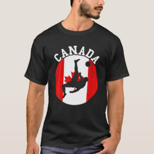 Kanadische Flagge Kanada Fußball-Team Kanadischer T-Shirt