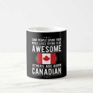 Kanadische Flagge Kanada Heritage Canadian Roots Kaffeetasse