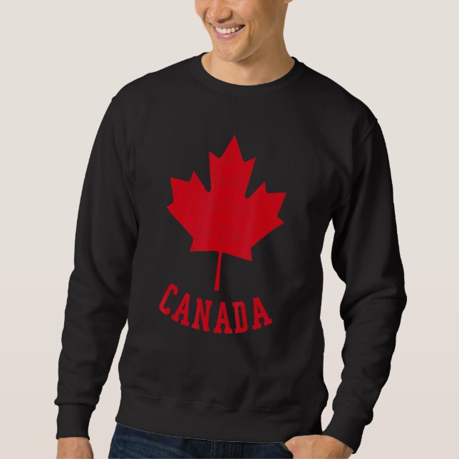 Kanadische Flagge Kanada Independece Maple Leaf Me Sweatshirt (Vorderseite)